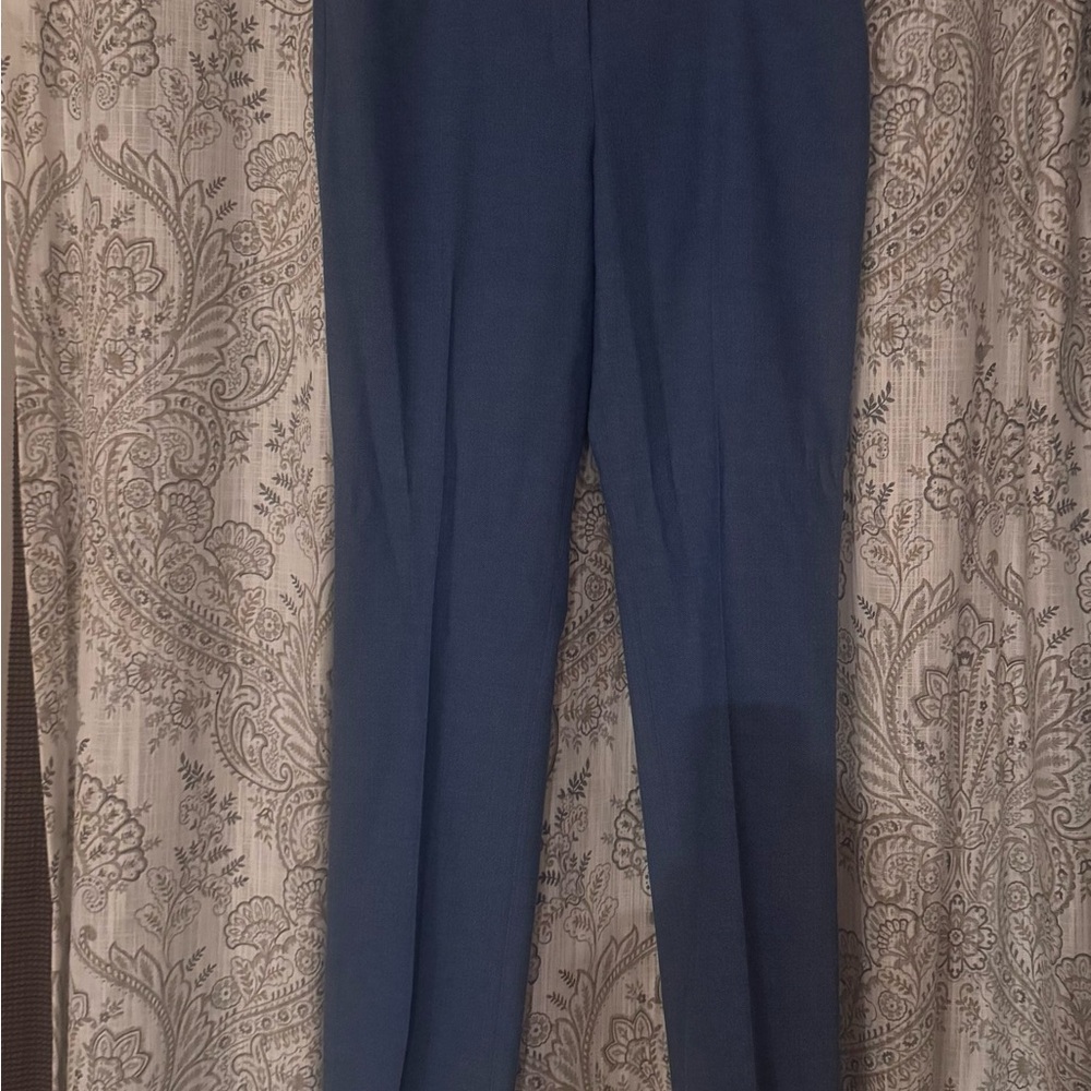 The Limited Women’s Drew Fit Blue Dress Pants - Slim Tailored, Mid Rise